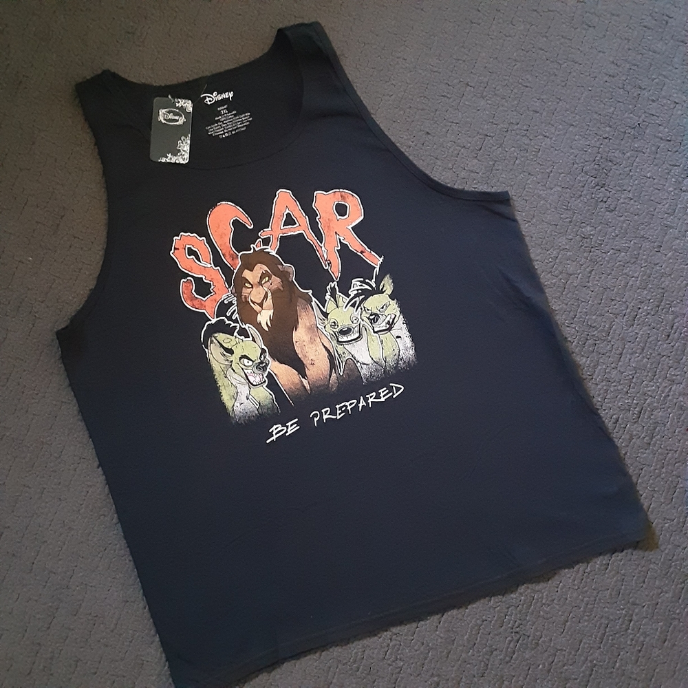 Disney Lion King (Scar) Black Tank Top~ Mens 2XL